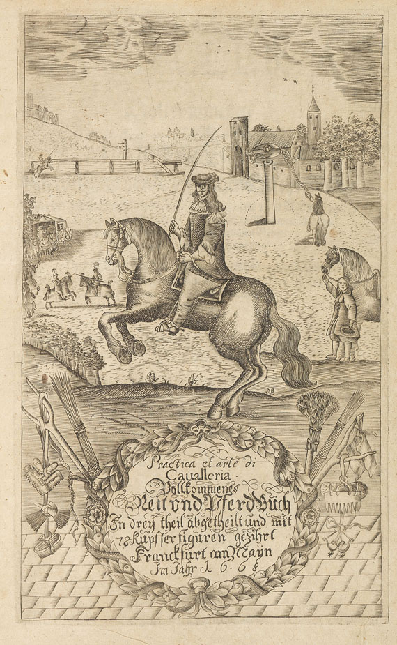  Pferde - Lieb, Chr. J., Practica et arte di cavalleria. - Altre immagini