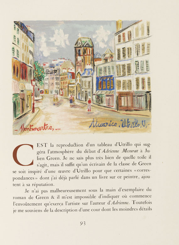 Maurice Utrillo - Carco, Montmartre vécu par Utrillo. - Altre immagini