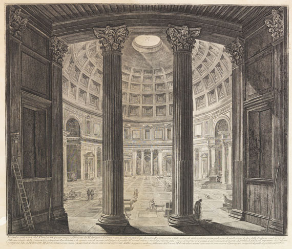 Giovanni Battista Piranesi - Veduta del Tempio di Cibele a Piazza della Bocca della Verità - Altre immagini