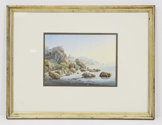 Johann Jakob Wolfensberger - Felsenküste bei Amalfi - Cornice