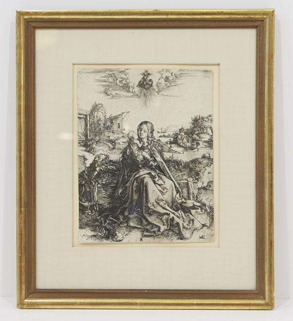 Albrecht Dürer - Die Heilige Familie mit der Libelle - Cornice
