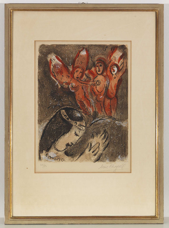 Marc Chagall - Sarah und die Engel - Cornice
