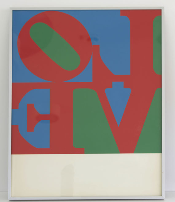 Robert Indiana - Love Wall (Love Frieze) - 4-teilig - Cornice