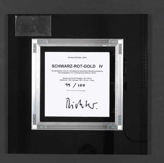 Gerhard Richter - Schwarz-Rot-Gold IV - Retro