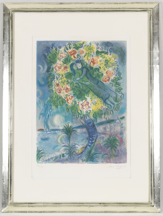 Marc Chagall - Couple et Poisson - Cornice