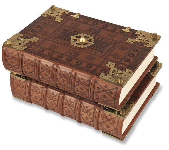  Faksimile - Gutenberg-Bibel. 2 Bde. Dabei: Kommentar und Holzständer - Altre immagini