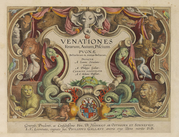 Jan van der Straet - Venationes Ferarum, Avium, Piscium. 2 Bde - Altre immagini