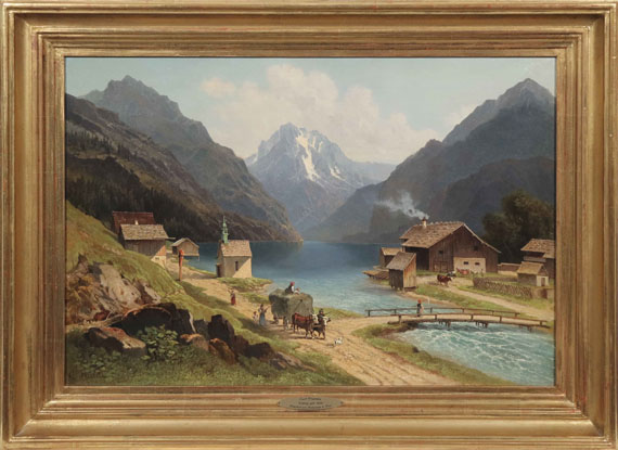 Carl Prestele - Der Sixenhof am Achensee in Tirol - Cornice