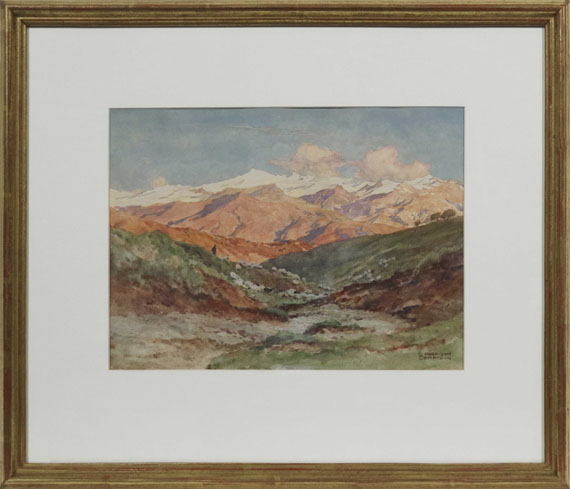 Edward Harrison Compton - Die Sierra Nevada bei Granada - Cornice