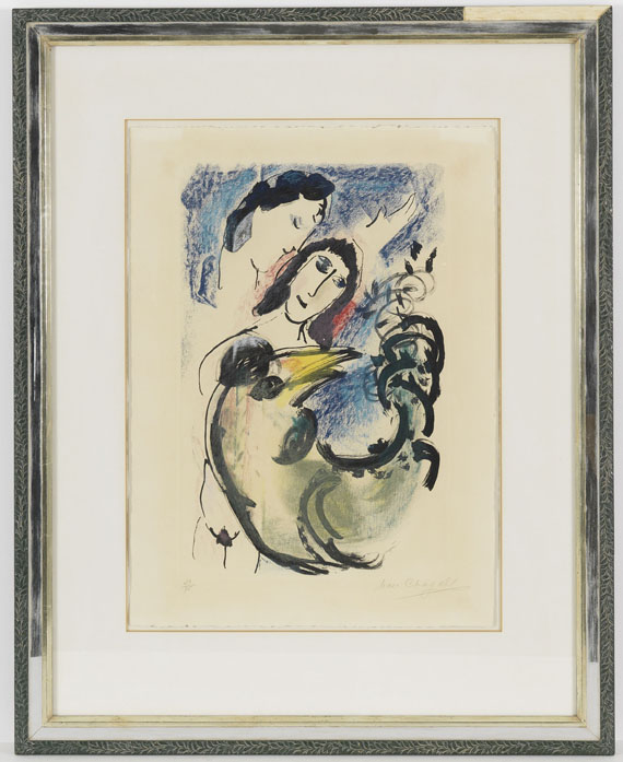 Marc Chagall - Le coq jaune - Cornice