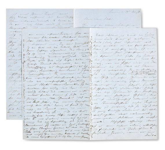 Theodor Fontane - Brief an F. Witte. März 1851 - Altre immagini