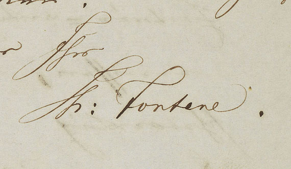Theodor Fontane - Brief an F. Witte, 1851 - Altre immagini