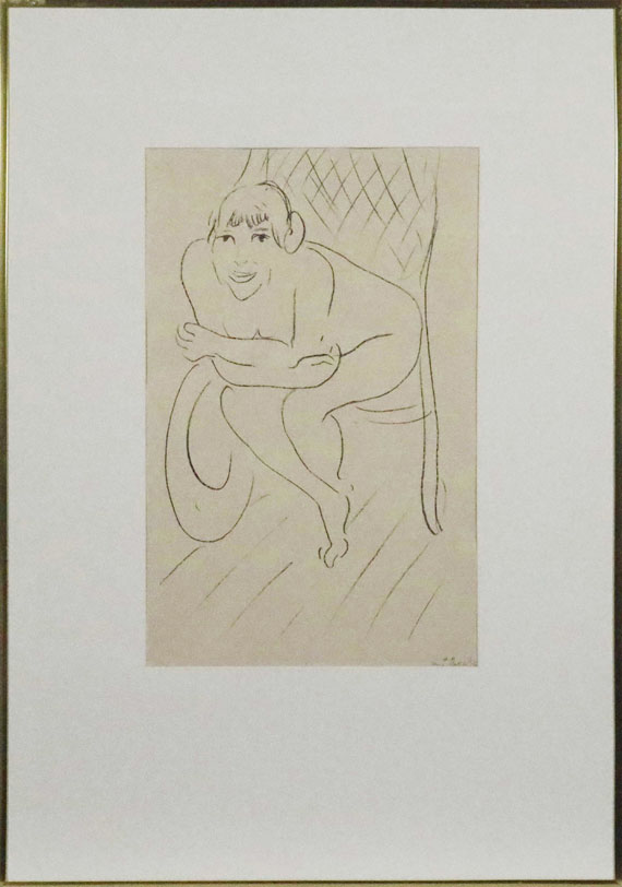 Henri Matisse - Nu au rocking chair - Cornice