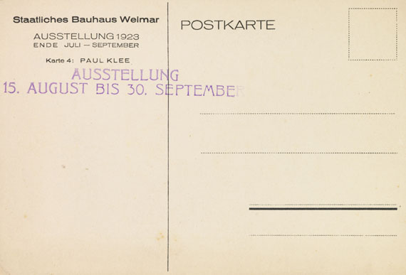 Paul Klee - Postkarte Bauhaus-Ausstellung 1923 - Altre immagini