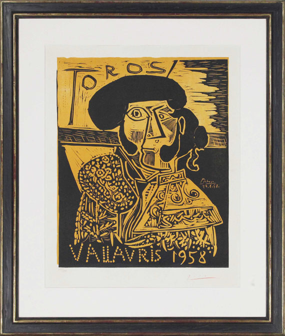 Pablo Picasso - Toros Vallauris 1958 - Cornice