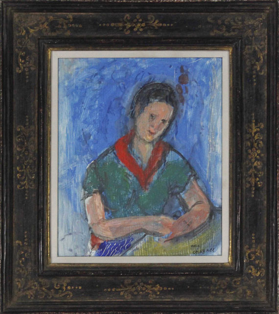 Marc Chagall - Portrait de Vava - Cornice