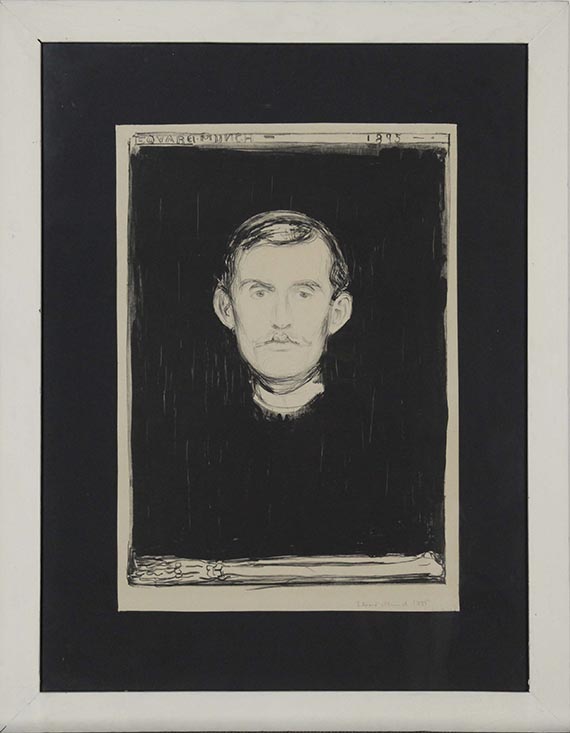 Edvard Munch - Selbstbildnis - Cornice