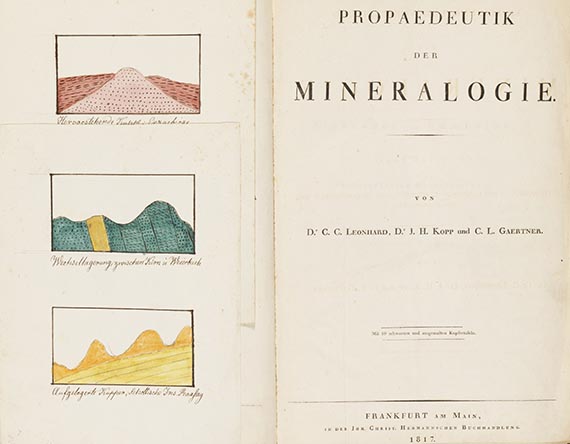 Karl Caesar von Leonhard - Propaedeutik der Mineralogie. Handexemplar von K. L. Gärtner - Altre immagini