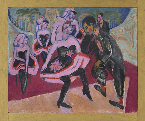 Ernst Ludwig Kirchner - Tanz im Varieté - Cornice