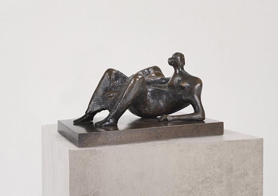 Henry Moore - Maquette for Reclining Figure: Angles