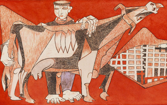 Heinrich Campendonk - Mann mit roten Kühen - Altre immagini