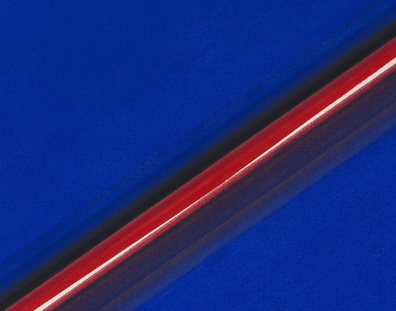 Lothar Quinte - Schlitzbild diagonal (blau-rot) - Altre immagini