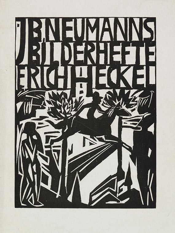 Erich Heckel - Titelblatt des Bilderheftes "Erich Heckel" von I. B. Neumann