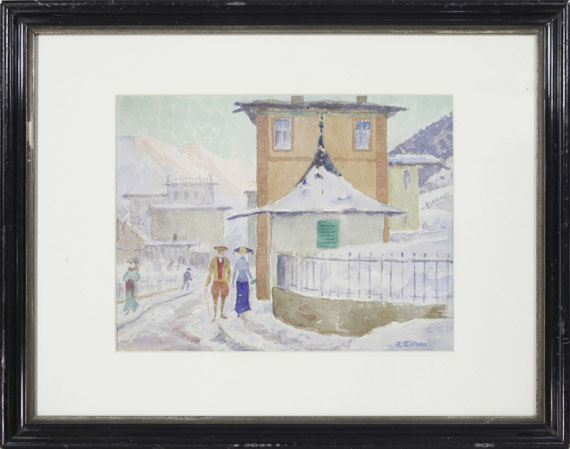 Ernst Eitner - Winter in den Bergen - Cornice