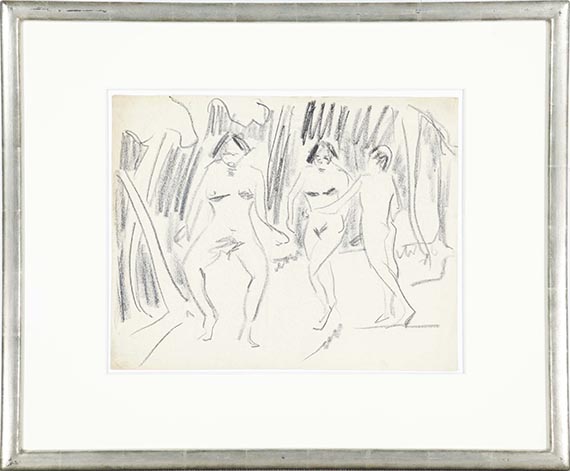 Ernst Ludwig Kirchner - Laufende Badende - Cornice