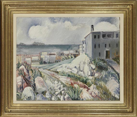 Paul Kleinschmidt - Landschaft bei Marseille - Cornice