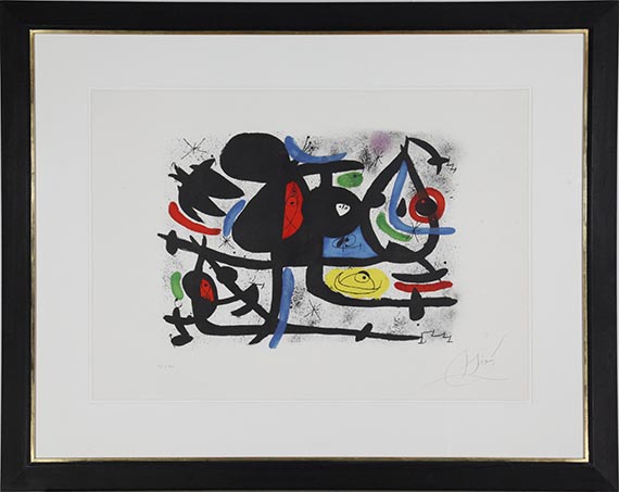 Joan Miró - La Luge des Amants II - Cornice