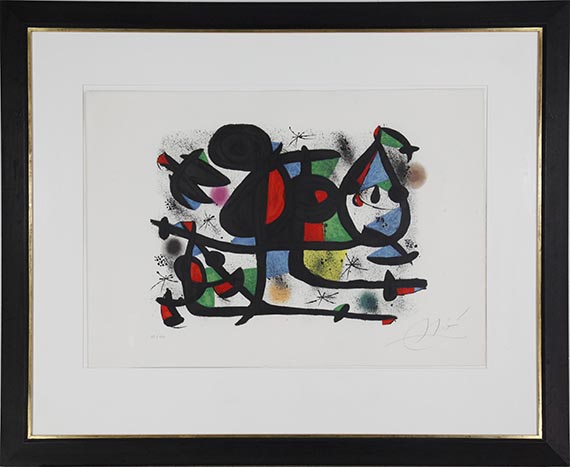 Joan Miró - La Luge des Amants I - Cornice
