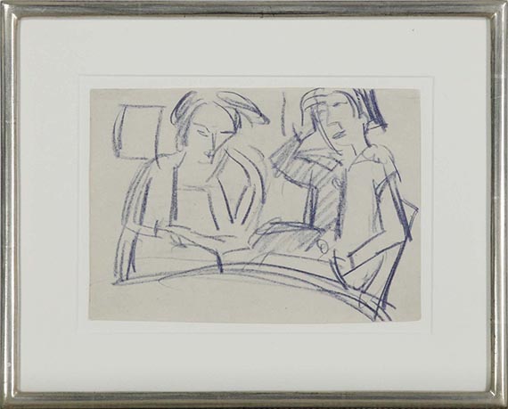 Ernst Ludwig Kirchner - Beim Vorlesen - Cornice