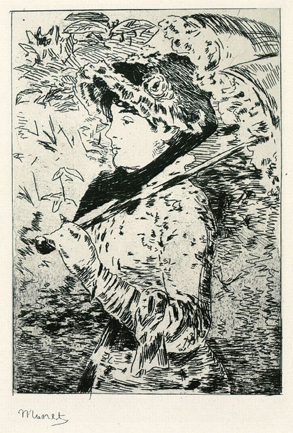 Edouard Manet - 2 Bll.: La Convalescente. Jeanne (Le Printemps)