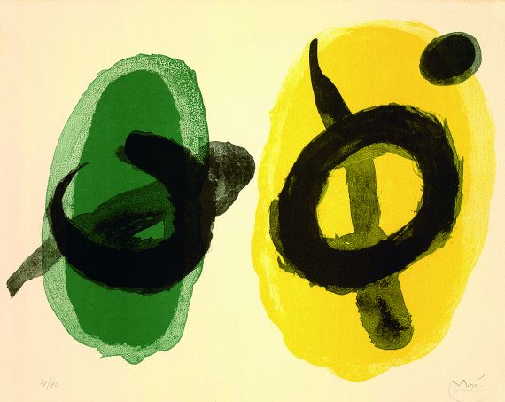 Joan Miró - Jaune et Vert
