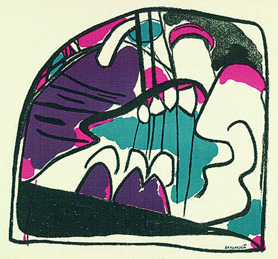 Wassily Kandinsky - Plakat für den Salon 2 von Isdebsky
