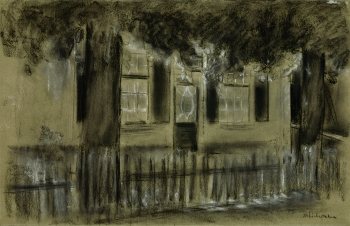 Max Liebermann - Holländisches Haus hinter Bäumen