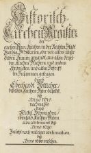 Eberhard Bötticher - Chronik von Danzig (Manuskript). 1660.