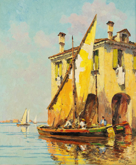 Roberto Iras Baldessari - Segeln in Chioggia, Venedig