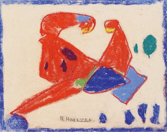 Adolf Hölzel - Rote Landschaft