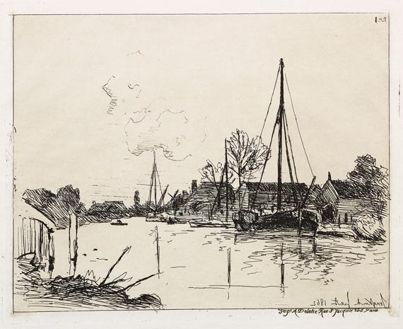 Johann Barthold Jongkind - Le Canal