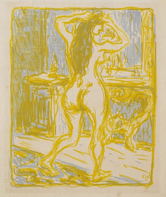 Ernst Ludwig Kirchner - Mädchen vor Spiegel