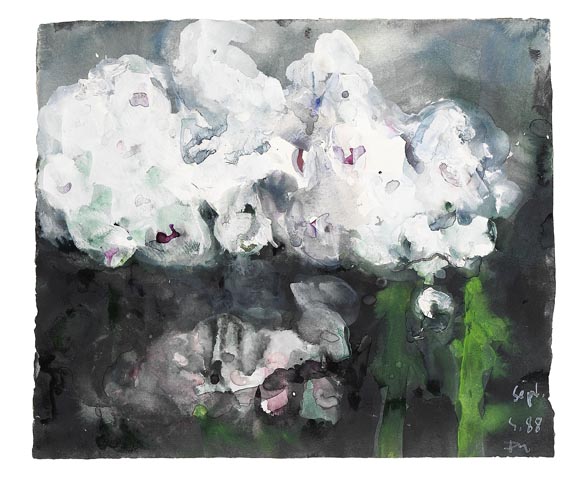 Klaus Fußmann - Weiße Blüten