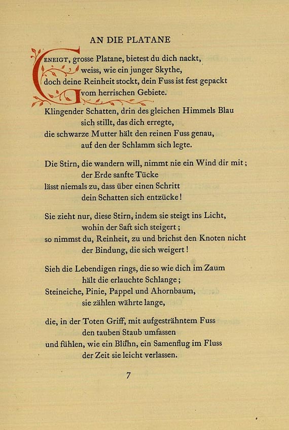 Cranach-Presse - Gedichte. 1925