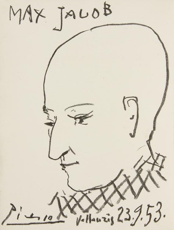Pablo Picasso - Jacob, M., Chronique des temps héroique. 1956. - Altre immagini