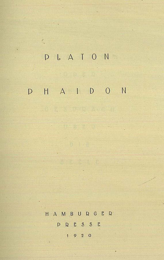 Platon - Phaidon