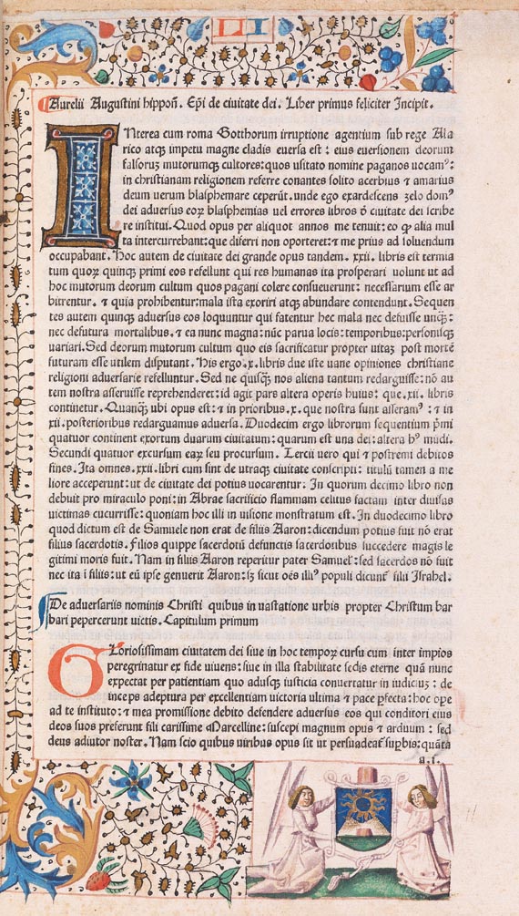 Aurelius Augustinus - De civitate dei. Neapel 1477 - Altre immagini