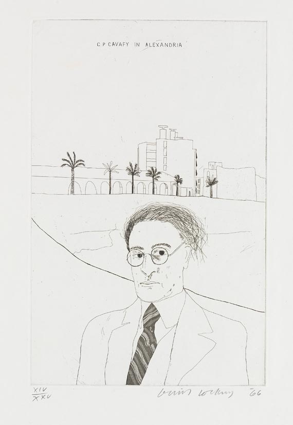 David Hockney - Fourteen poems by C. P. Cavafy. Chosen and illustrated with twelve etchings by David Hockney - Altre immagini