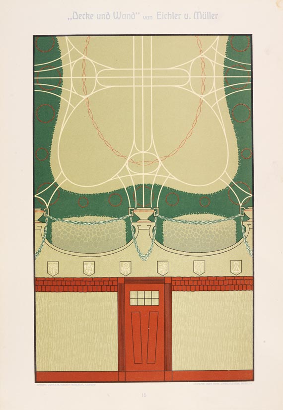  Eichler & Müller - Decke und Wand, um 1905 - Altre immagini