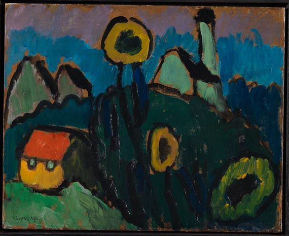 Gabriele Münter - Landschaft mit Sonnenblumen - Altre immagini